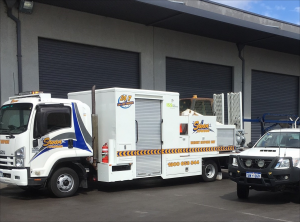 Swan Towing incident response vehicles ready to attend an incident.